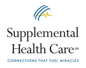 Logo: Supplemental Heath Care. Connections that fuel miracles