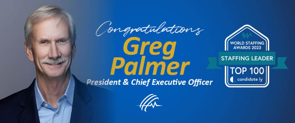 Supplemental Health Care CEO, Greg Palmer, Named Top 100 Staffing Leaders to Watch in 2023